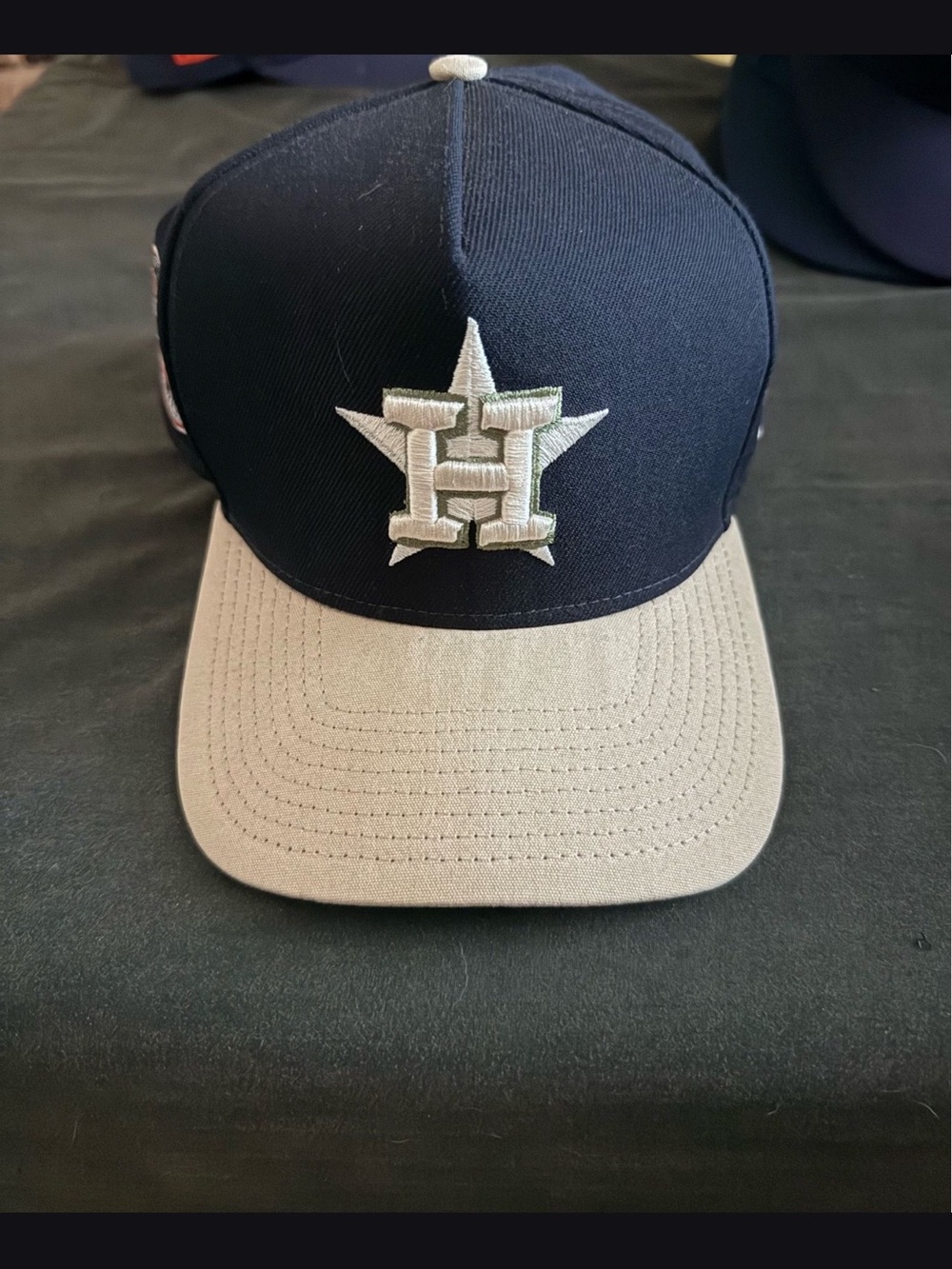 Houston Astros Two-Tone Navy and Gray Logo Snapback Hat